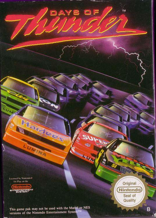 Days of Thunder (Europe) box art